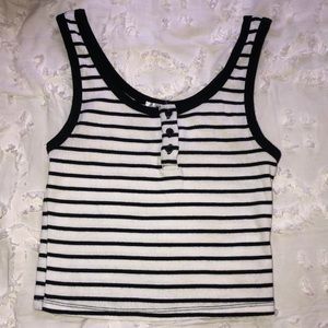 black and white tank top from t.j.maxx